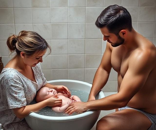Protecting Your Precious Bundle: Essential Newborn Safety Precautions Every Parent Should Know 36 A family bond during baby bath