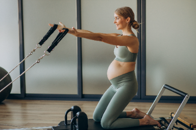 The Silent Struggle: Navigating the Complexities of Pregnancy Complications 35 Pregnant woman working out