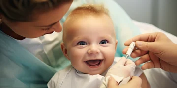 Building Strong Foundations: The Importance of Preventive Healthcare for Children 28 An infant getting immunized
